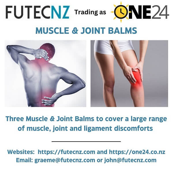 Muscle and Joint Balms to soothe discomfort
